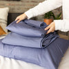 DreamFit® DreamCool™ Collection 100% Egyptian Cotton Sheet Set - Blue